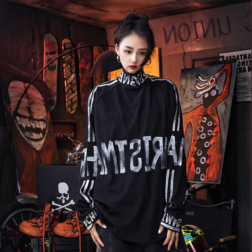 Heavy Graffiti Fleece Street Hoodie (Pre-order, Ships Within 20 Days)