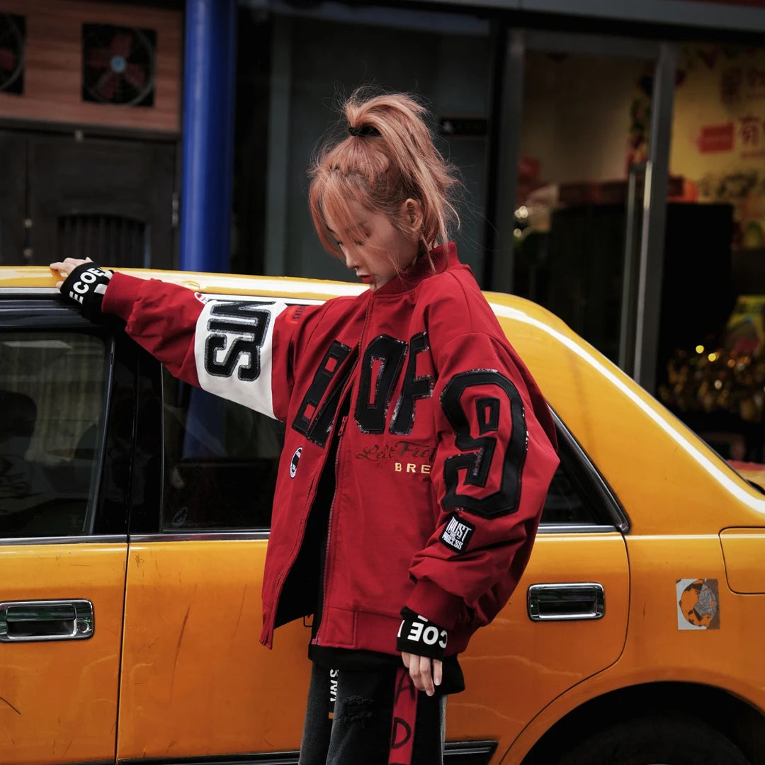 Handcrafted Dyed Graffiti Washed Denim Jacket