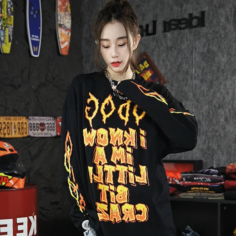 A moto-style street dance set featuring bold lines and dynamic movement design. Perfect for performance, hip-hop styling, or daily street looks.