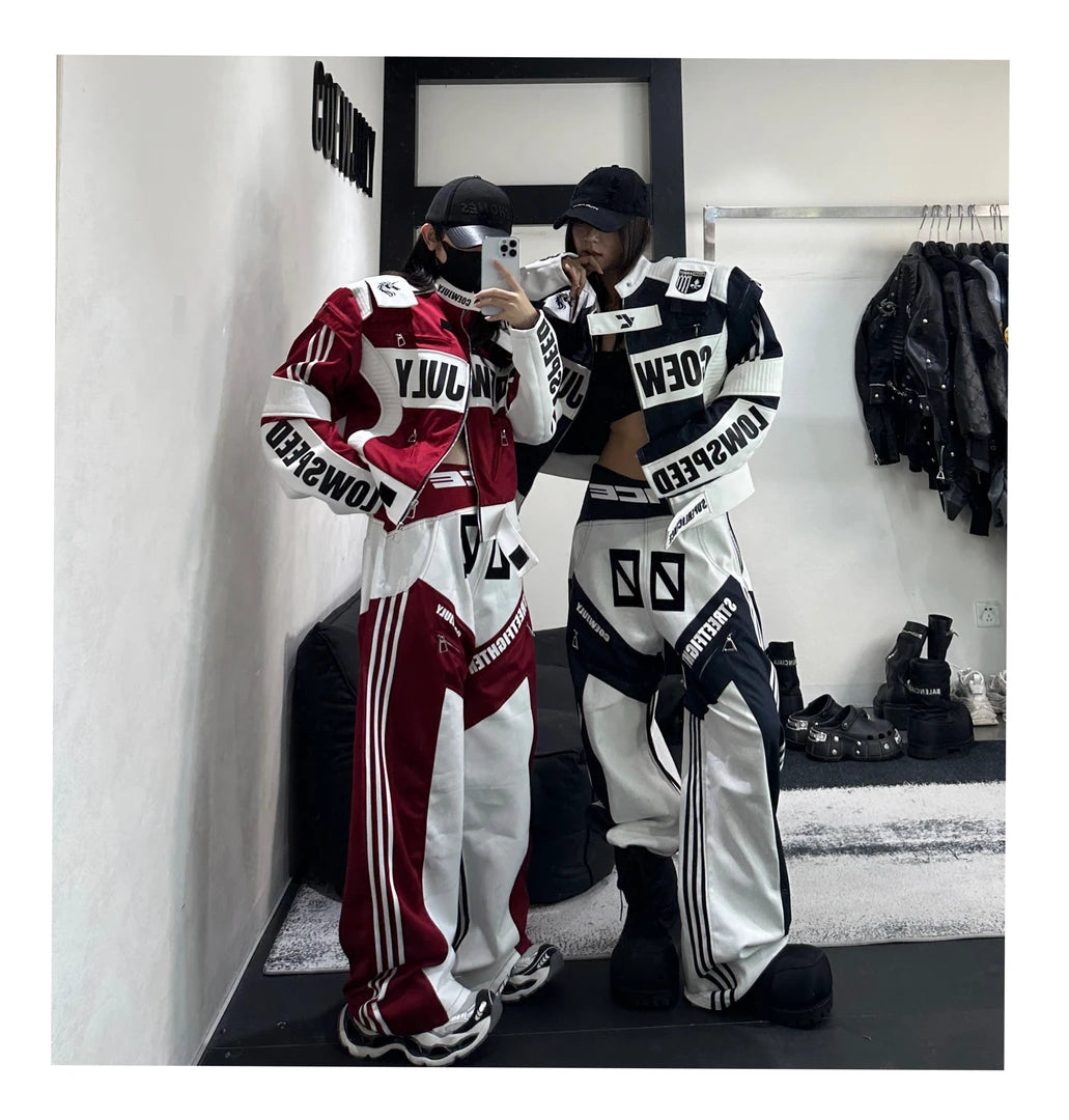 Sanhoostudio Heavy Patchwork Racing Jacket