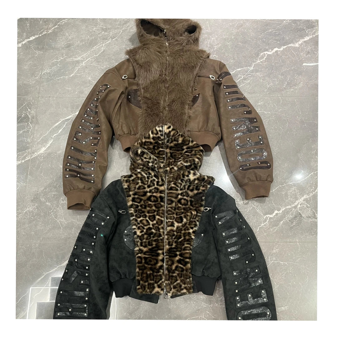 Sanhoostudio Reversible Studded Deconstructed Jacket