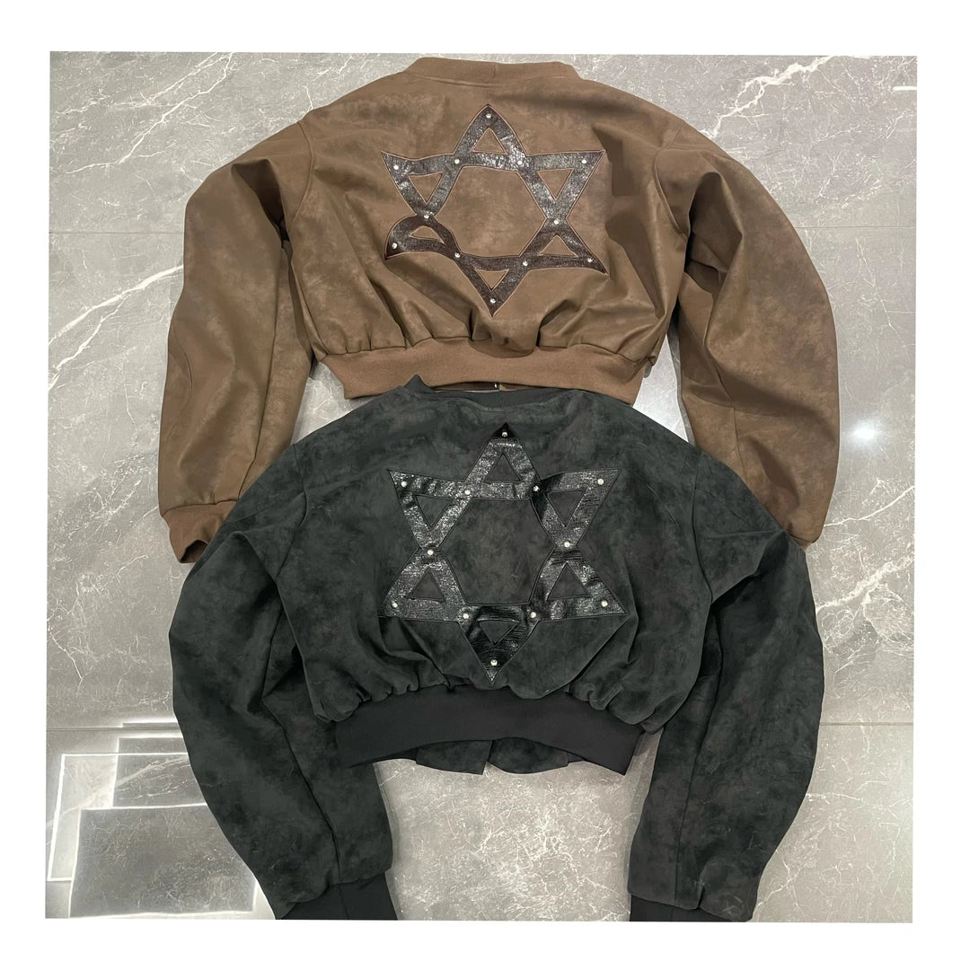 Sanhoostudio Reversible Studded Deconstructed Jacket