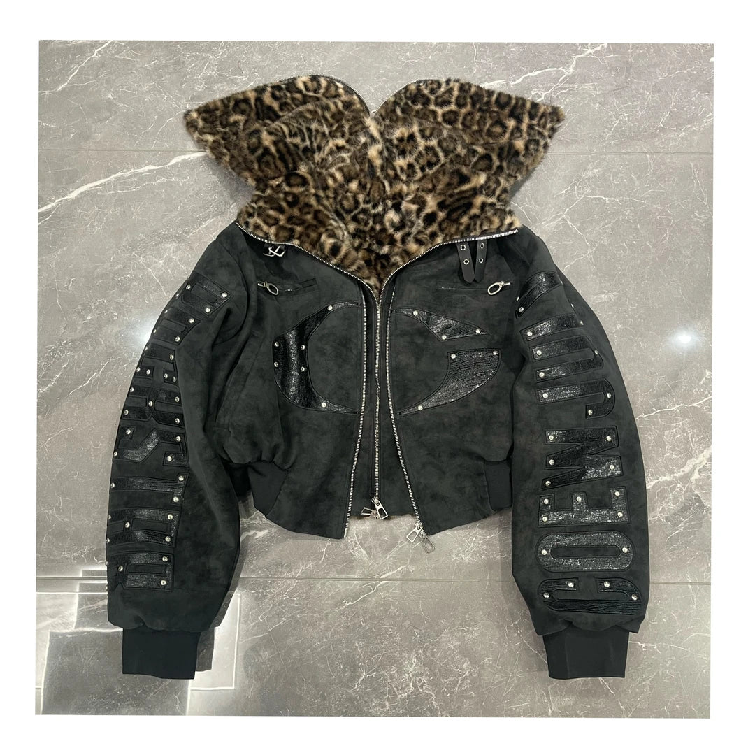 Sanhoostudio Reversible Studded Deconstructed Jacket