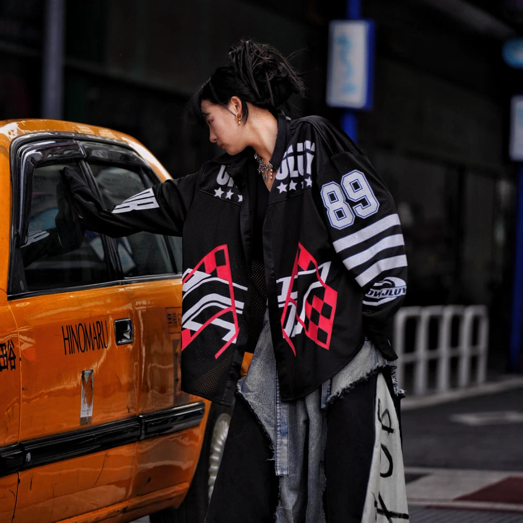 Sanhoostudio Dark Graphic Sun Protection Long Sleeve T-Shirt