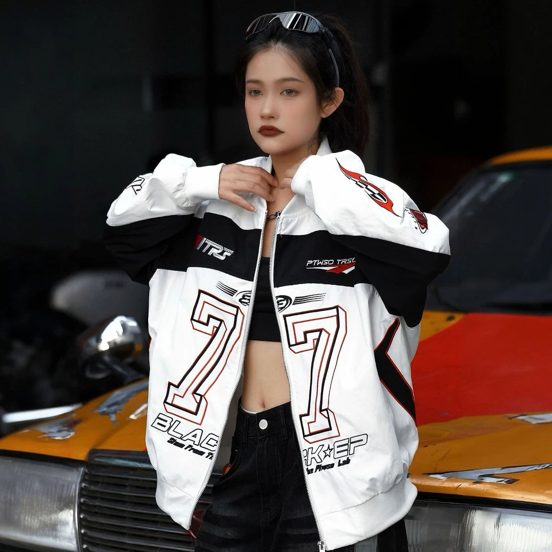 Sanhoostudio oversized short sleeve T-shirt featuring graphic print design and relaxed fit silhouette. Perfect for streetwear outfits with breathable fabric, lightweight feel, and daily casual styling.
