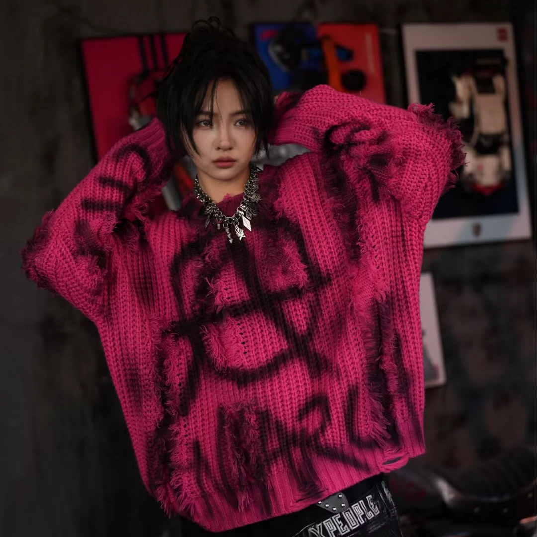 Sanhoostudio top featuring heavyweight woven construction, distressed graffiti artwork, hand-painted detailing, asymmetric patchwork elements, and a relaxed oversized silhouette. Designed for statement streetwear styling with rugged visual texture, handcrafted character, and distinctive deconstructed appeal.