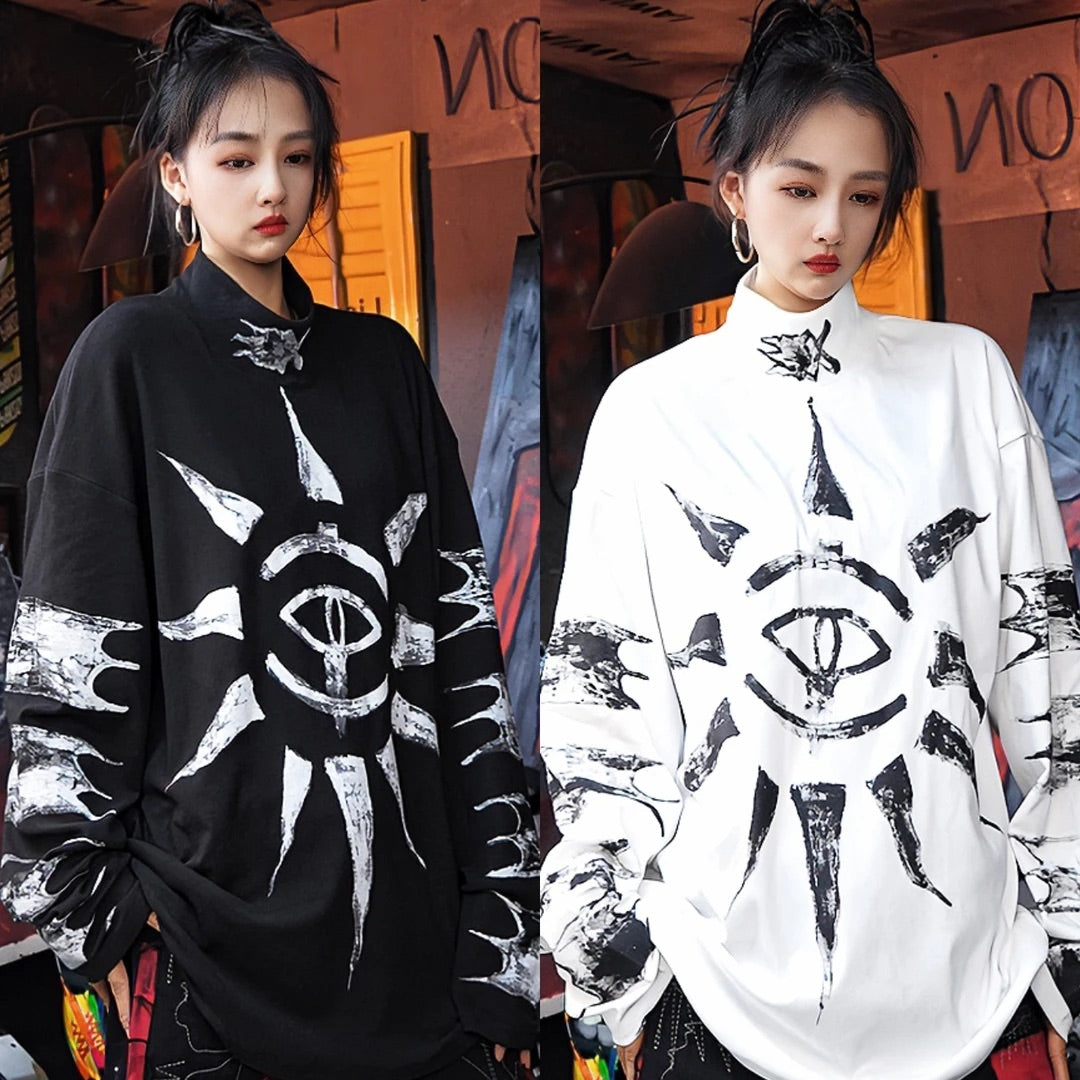 Street Fleece Graffiti Longsleeve Tee