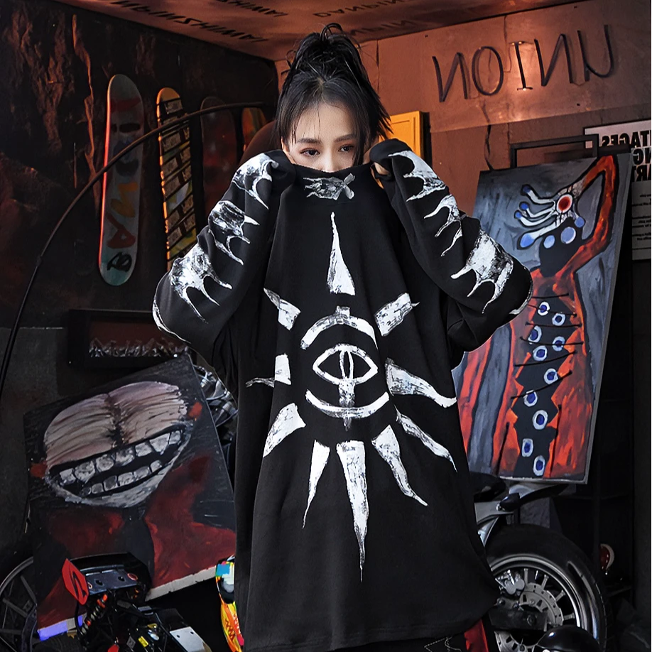 Street Fleece Graffiti Longsleeve Tee (Pre-order, Ships Within 20 Days)