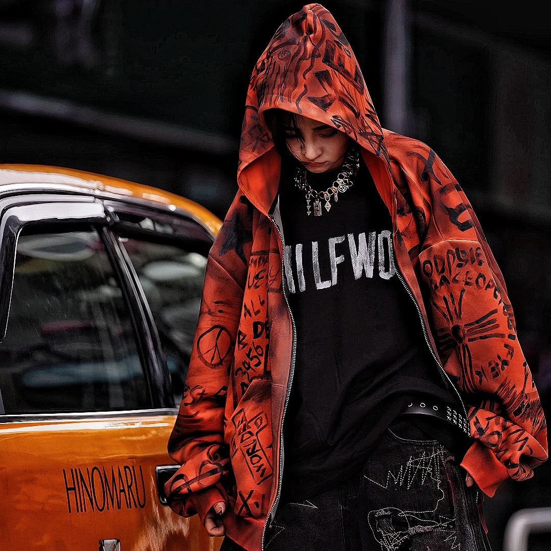 Heavy Graffiti Street Hoodie