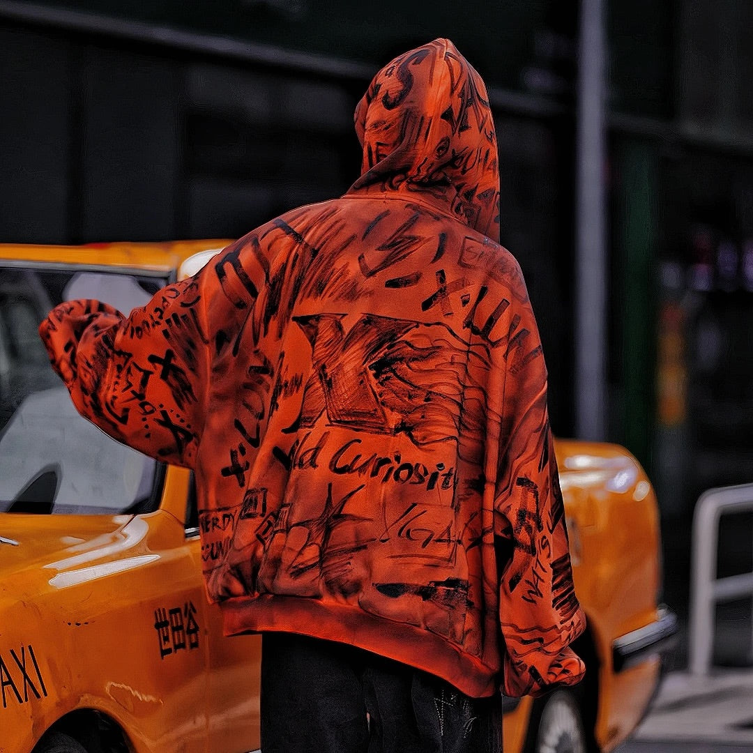 Heavy Graffiti Street Hoodie