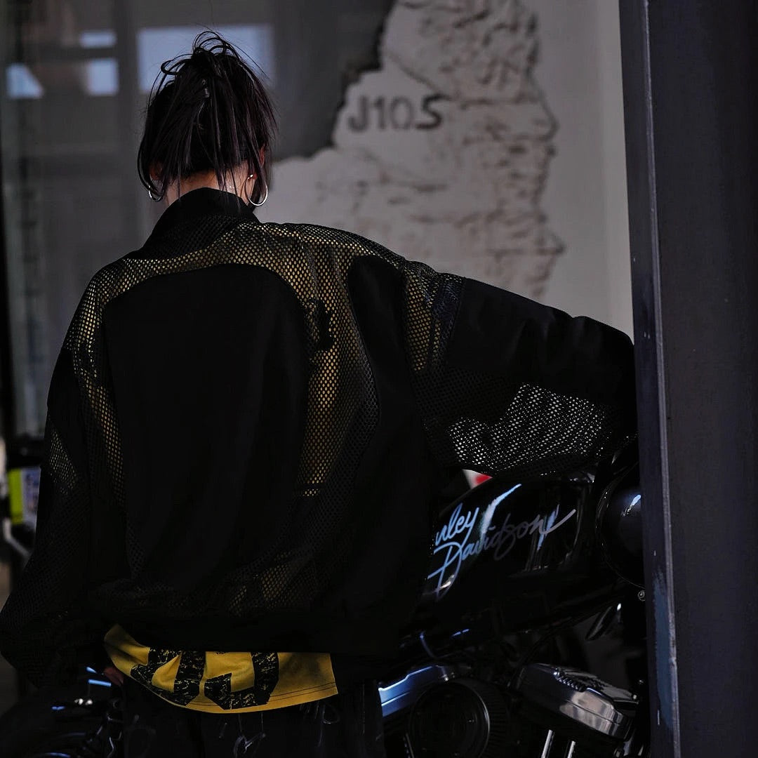 Washed Stitch Asymmetric Sun Jacket