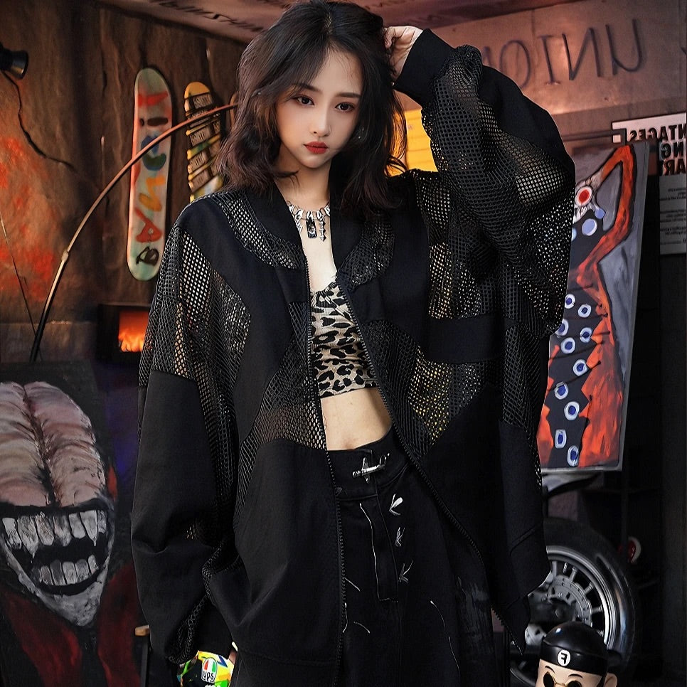 Washed Stitch Asymmetric Sun Jacket