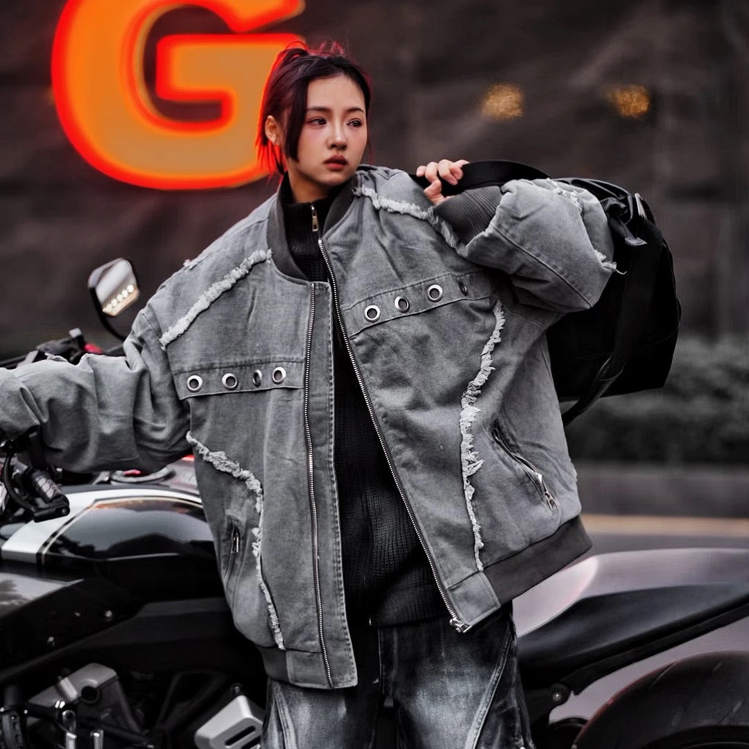 Hand-Brushed Mud Dyed Padded Jacket