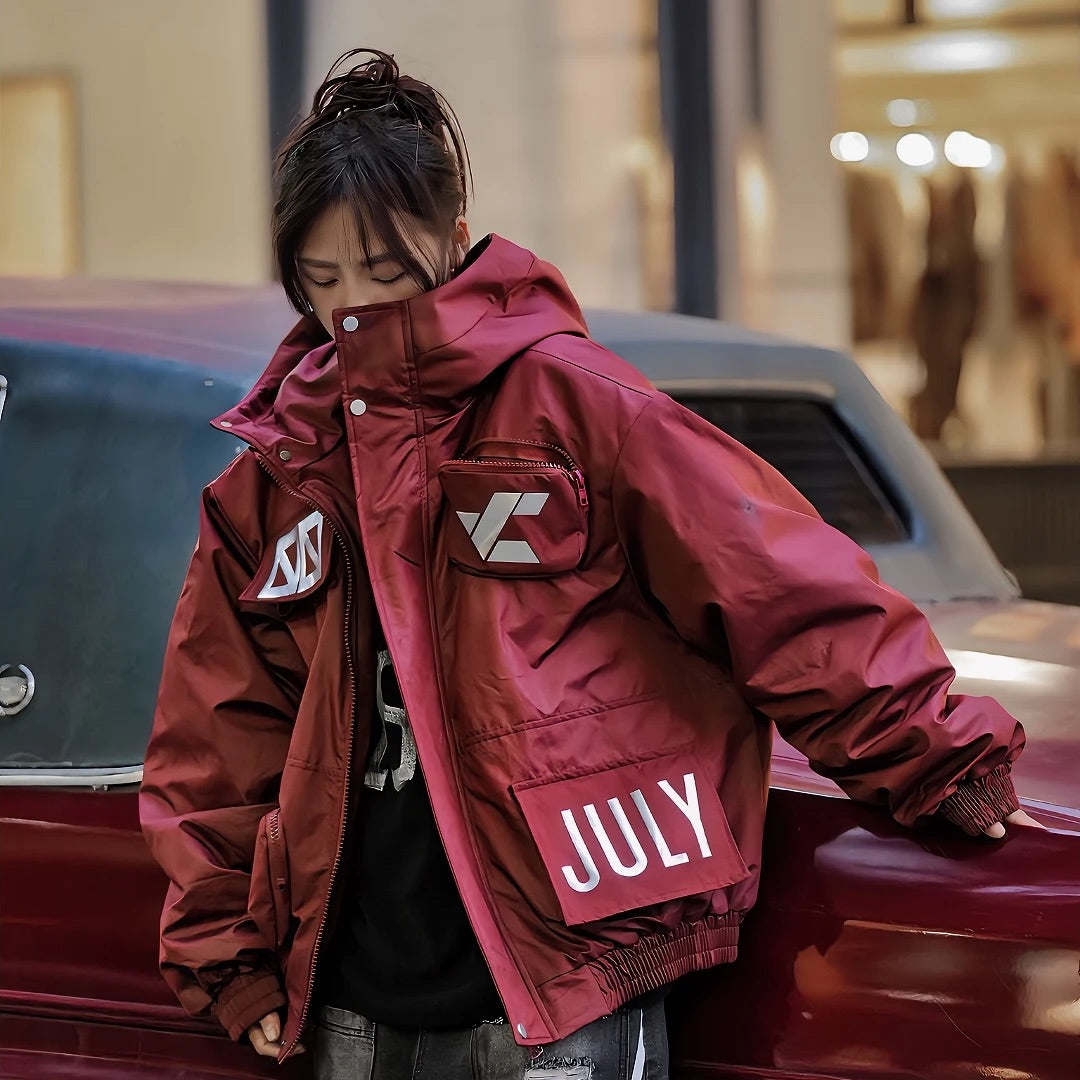 [Pre-order] Padded Street Pocket Hooded Jacket - Ships in 15 Days