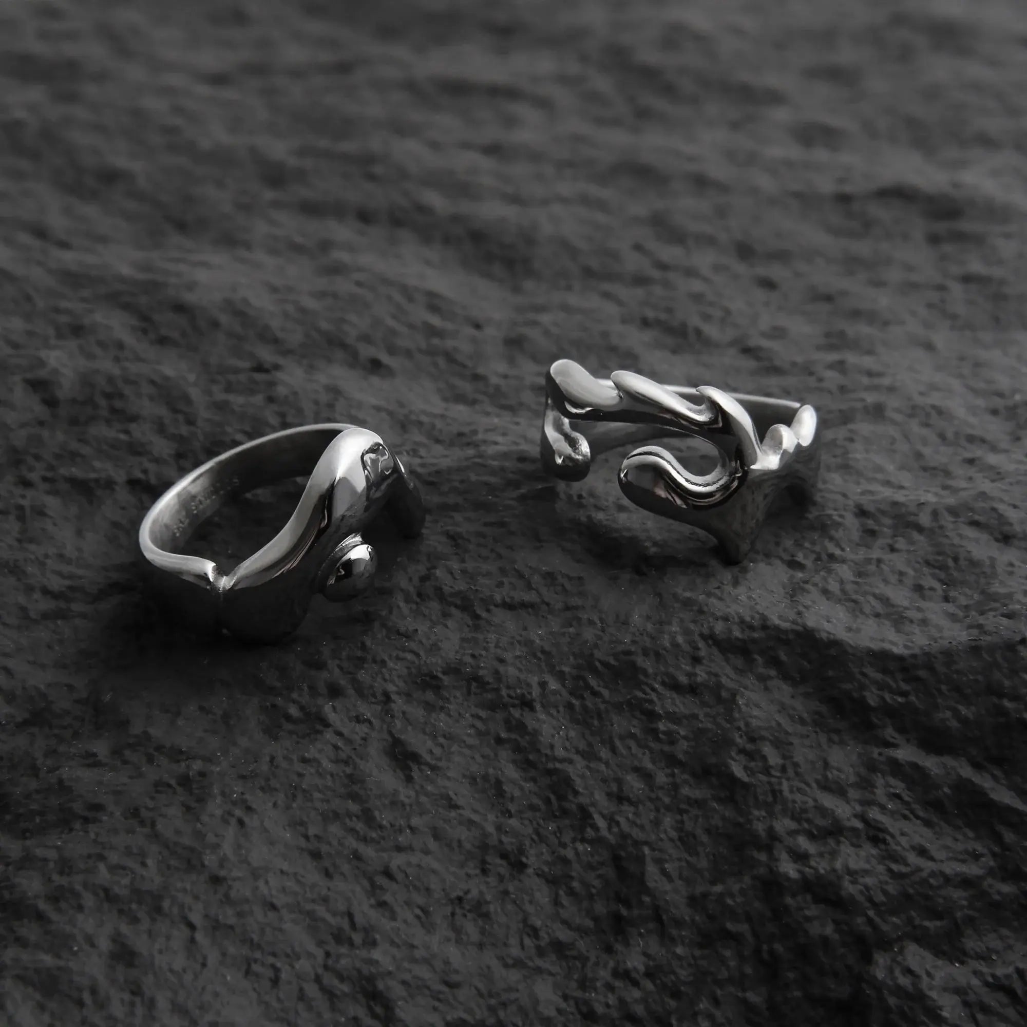 Liquid Lava Design Ring ArtsKoreanMan