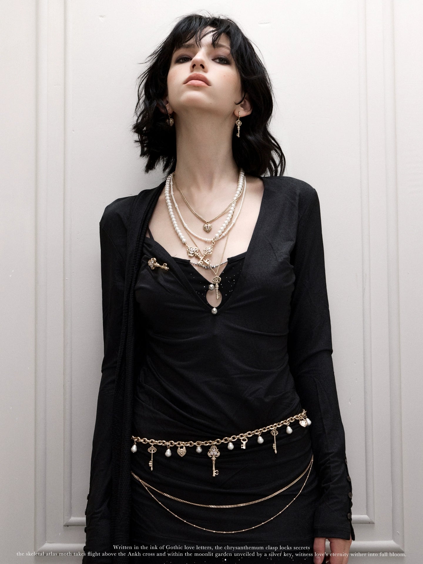 Multi-Layer Pearl Waist Chain