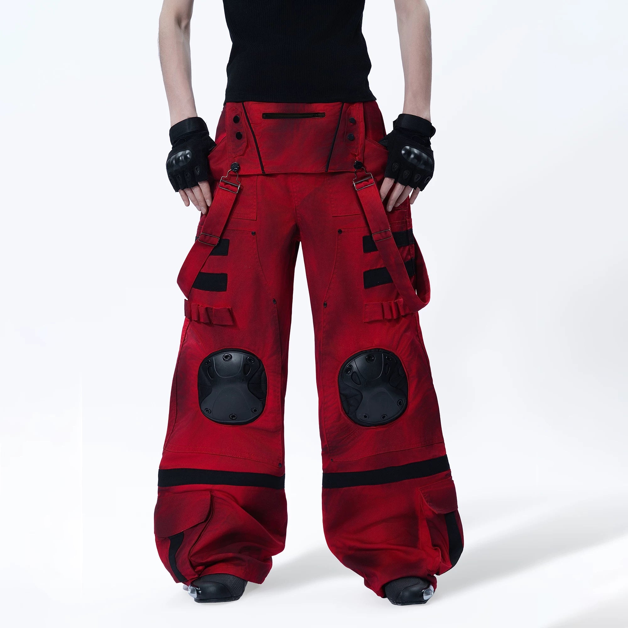 Sanhoostudio Cyberpunk Tactical Cargo Pants