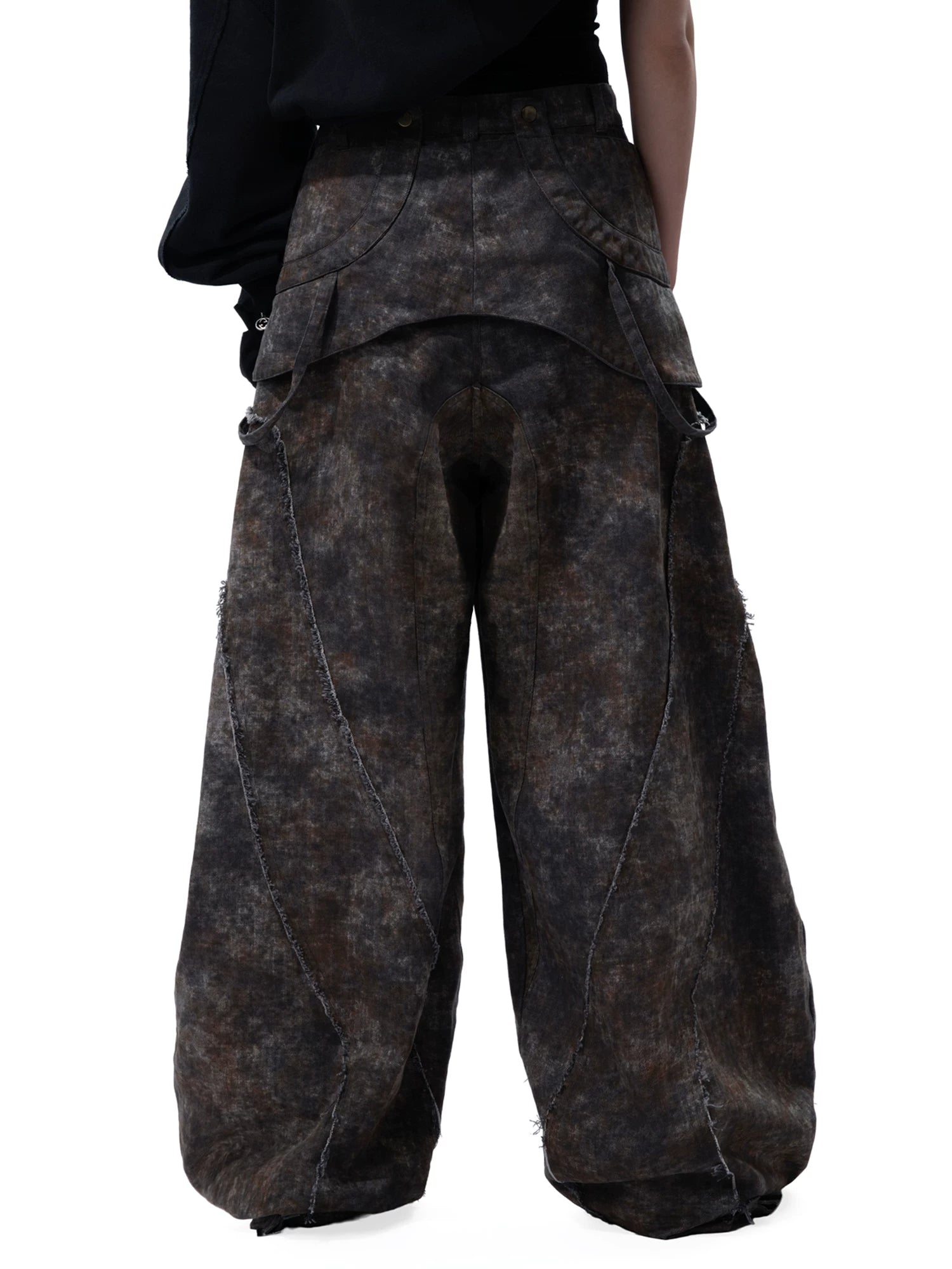 Sanhoostudio Scythe Wide Denim Pants
