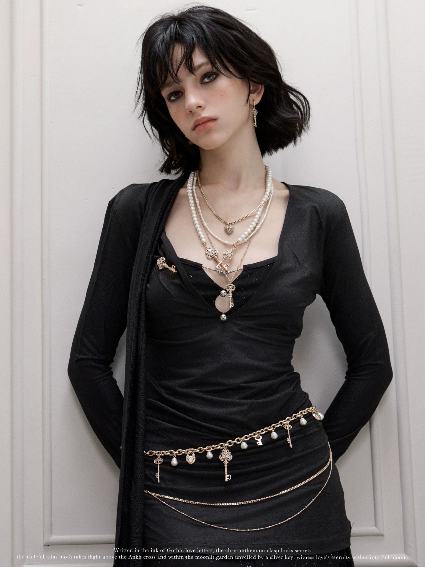 Multi-Layer Pearl Waist Chain