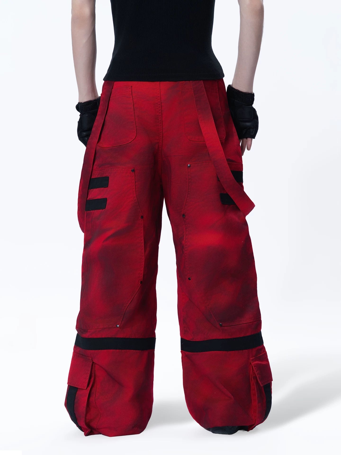 Sanhoostudio Cyberpunk Tactical Cargo Pants
