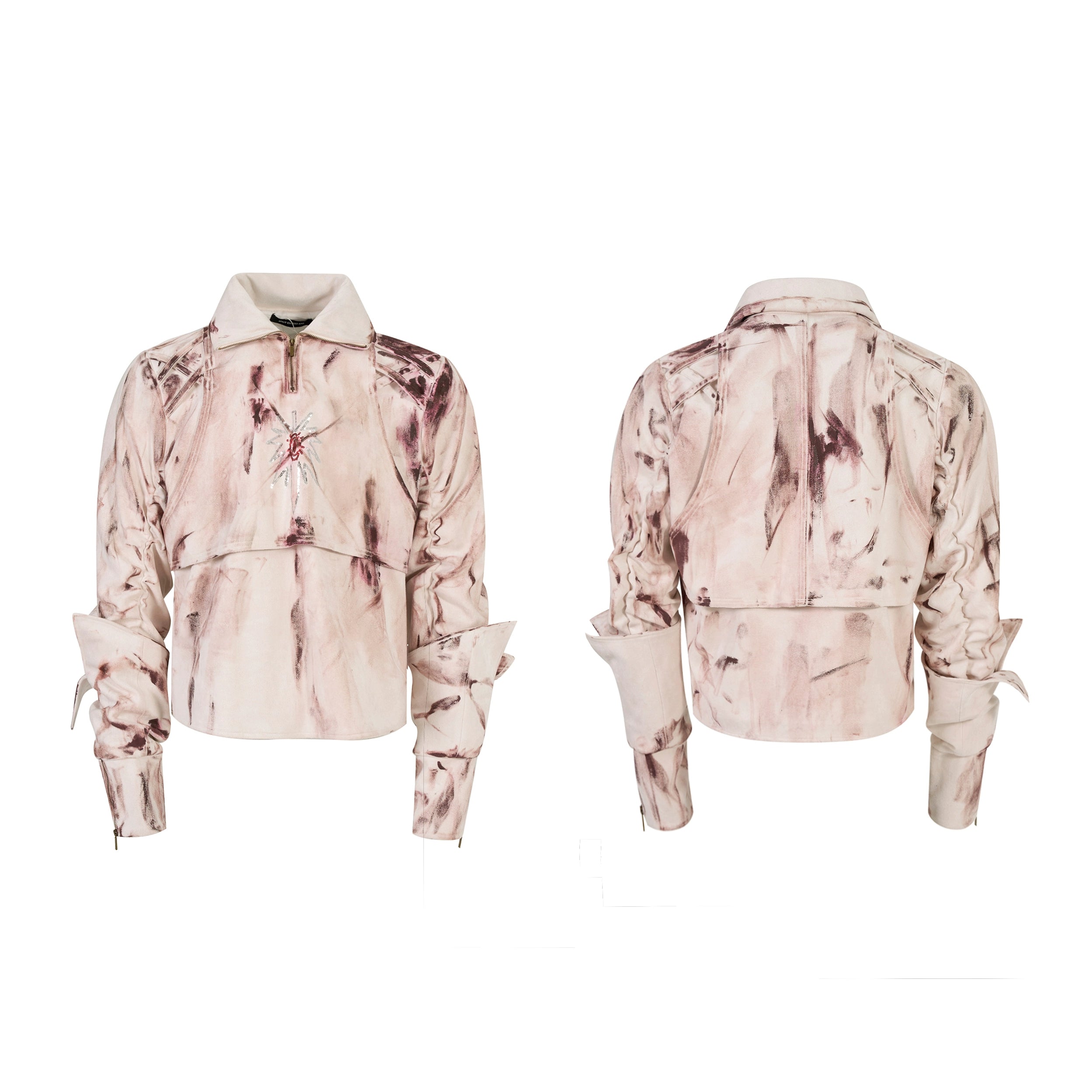 Suede Graffiti Deconstructed Sweatshirt