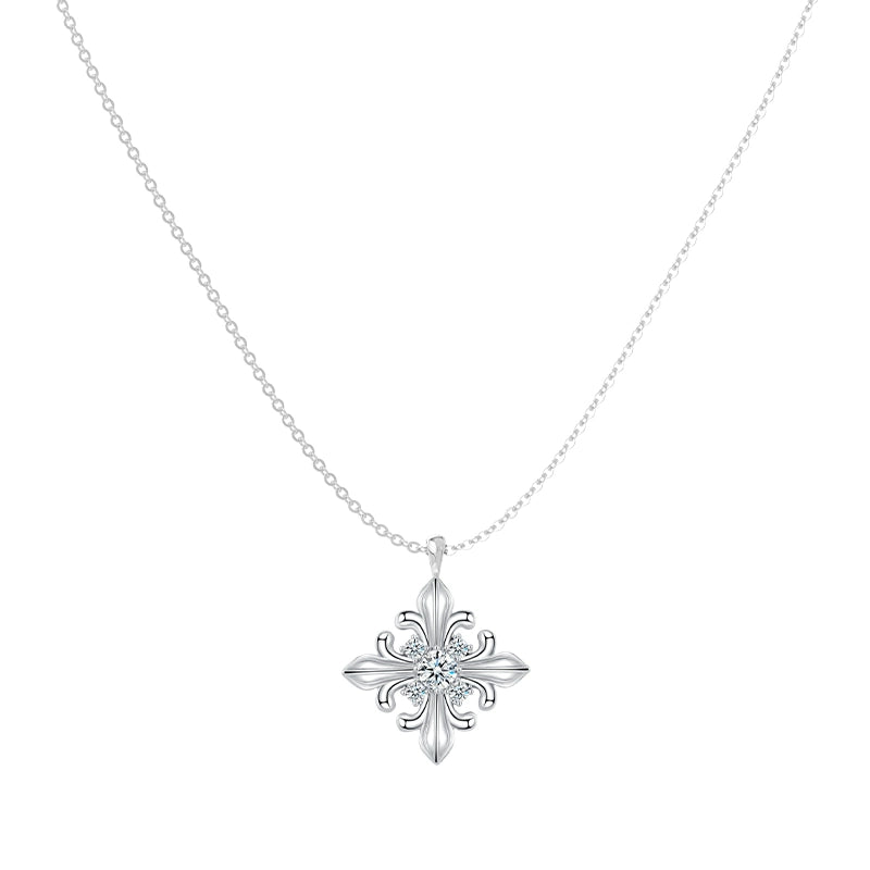 Minimal Iris Pendant Necklace