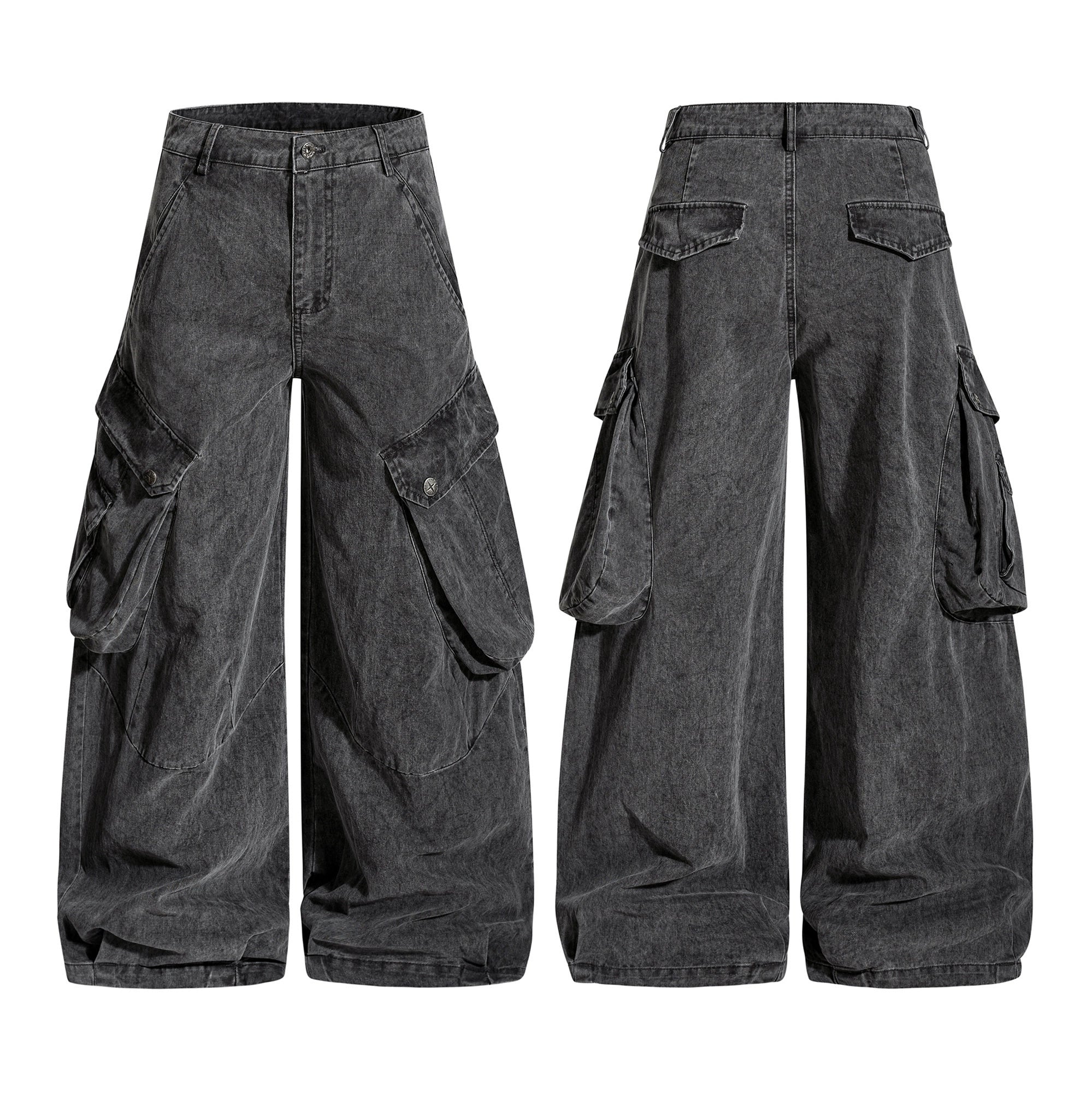 Street Utility Deconstructed Pocket Cargo Pants
