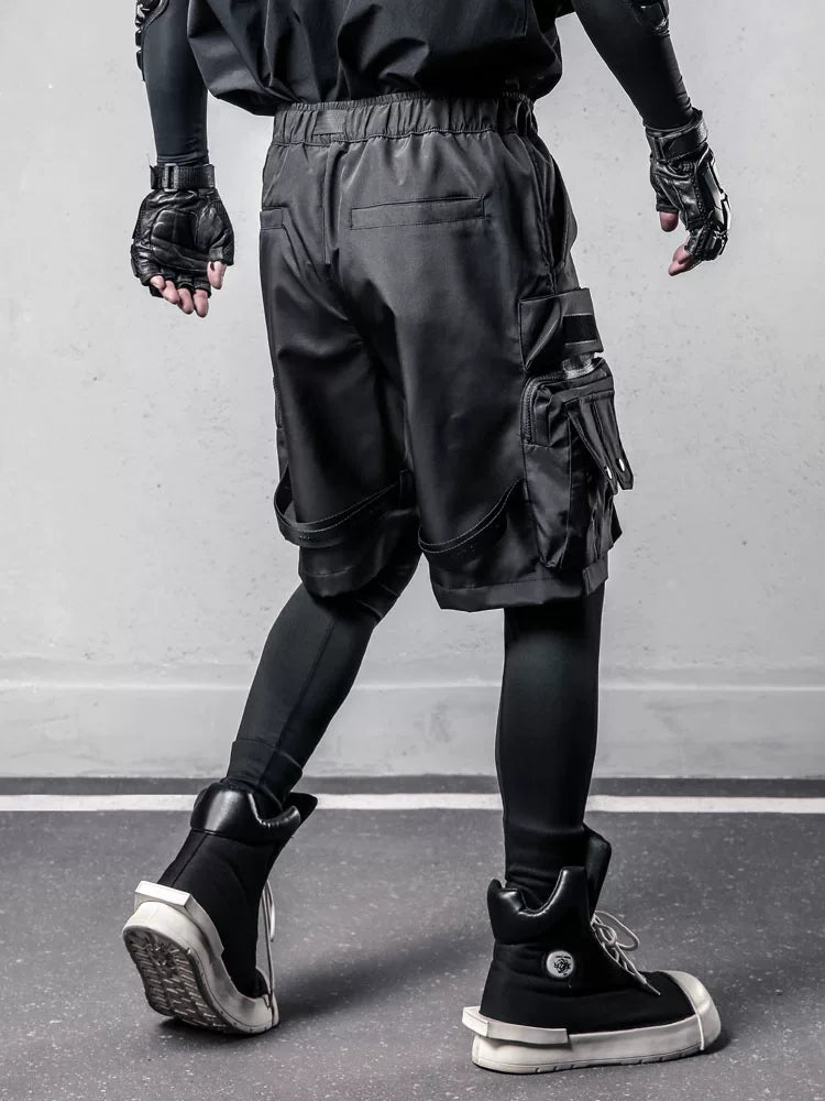 Sanhoostudio Multi Pocket Tactical Shorts