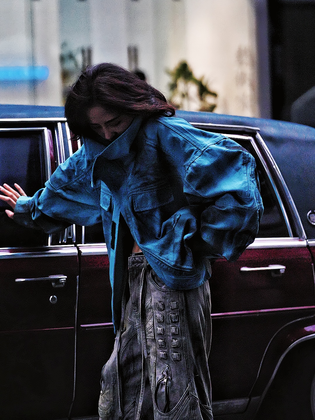 [Pre-order] Graffiti Washed Denim Street Shirt - Ships in 15 Days