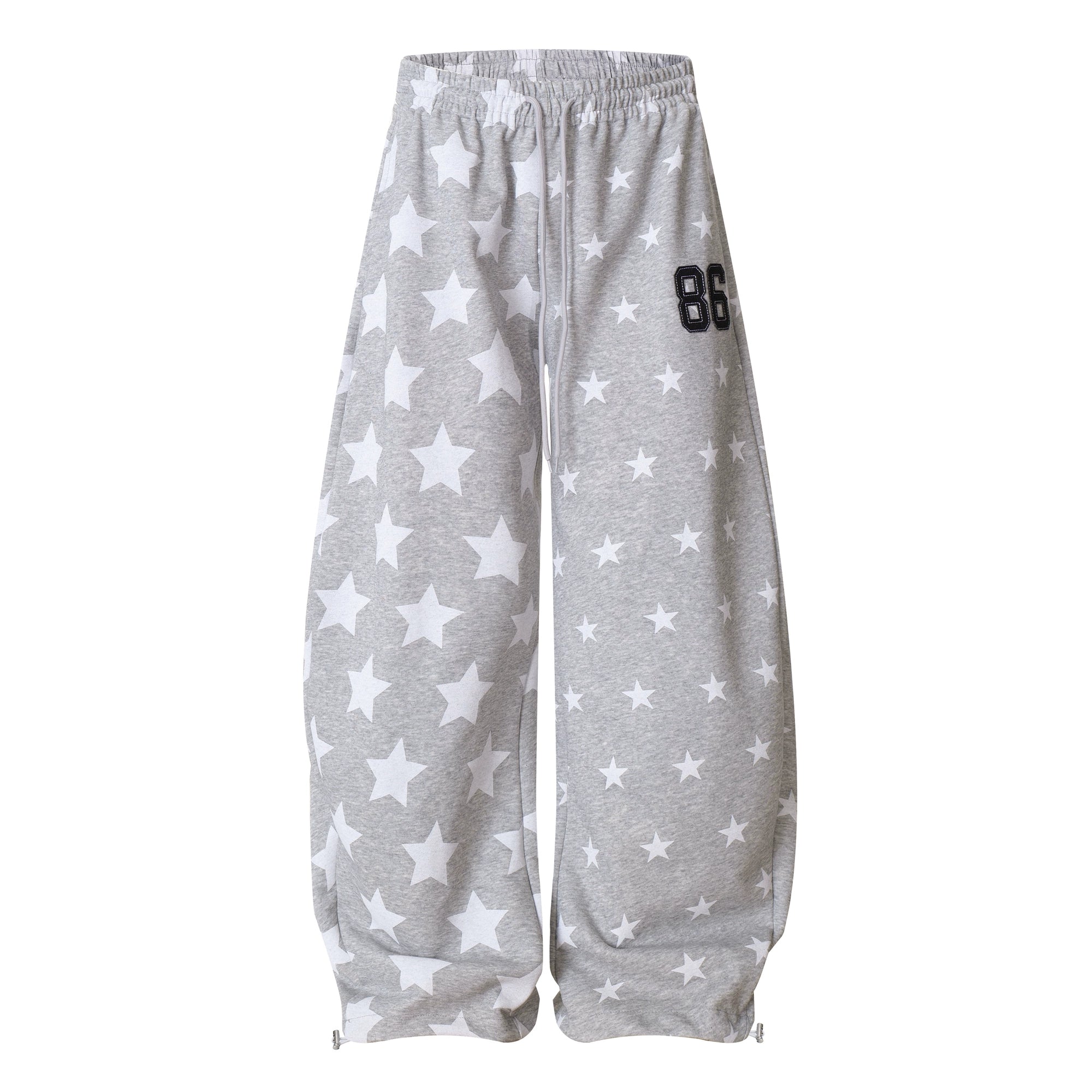 Star Pattern Street Baggy Sweatpants