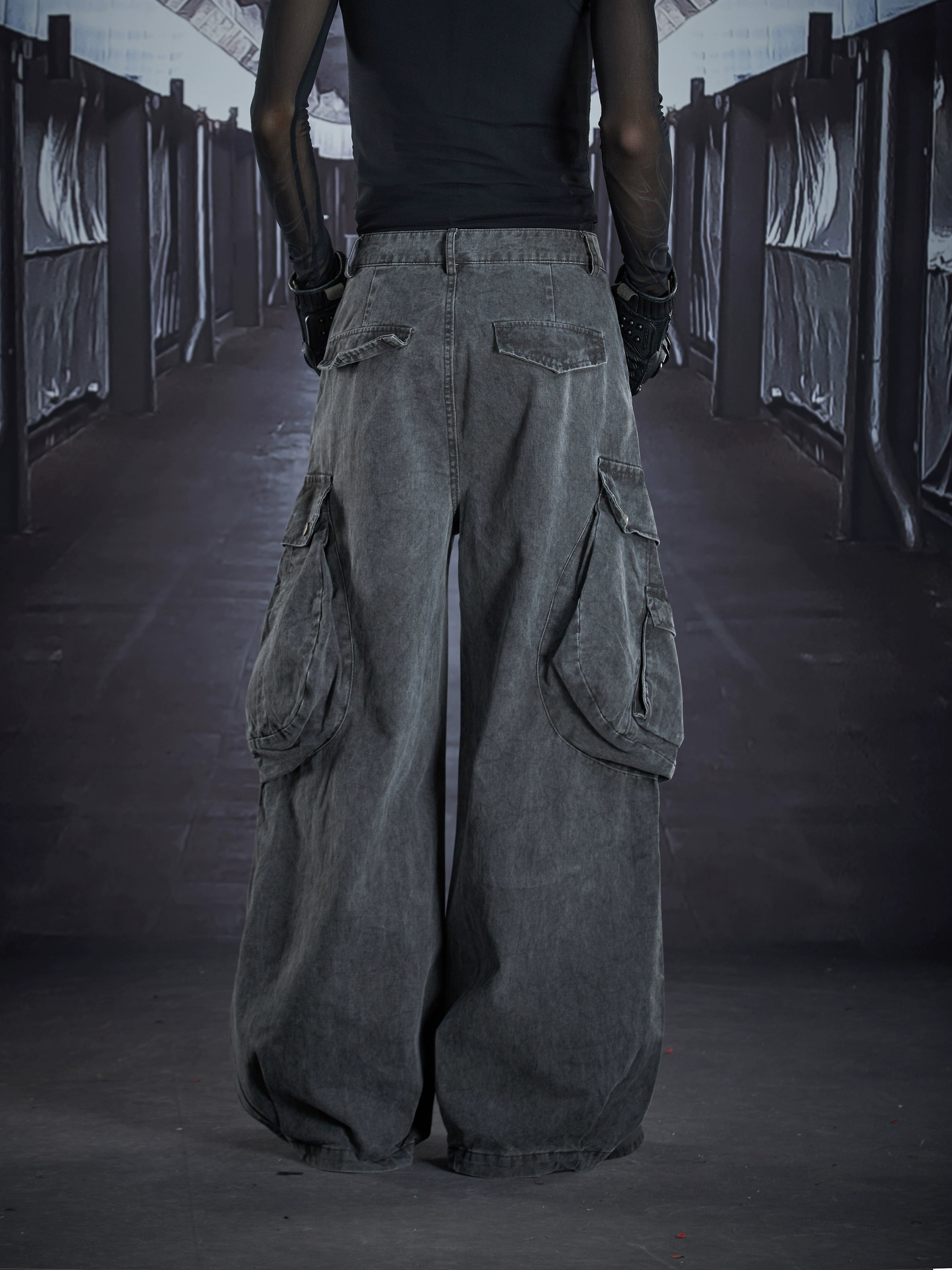 Street Utility Deconstructed Pocket Cargo Pants