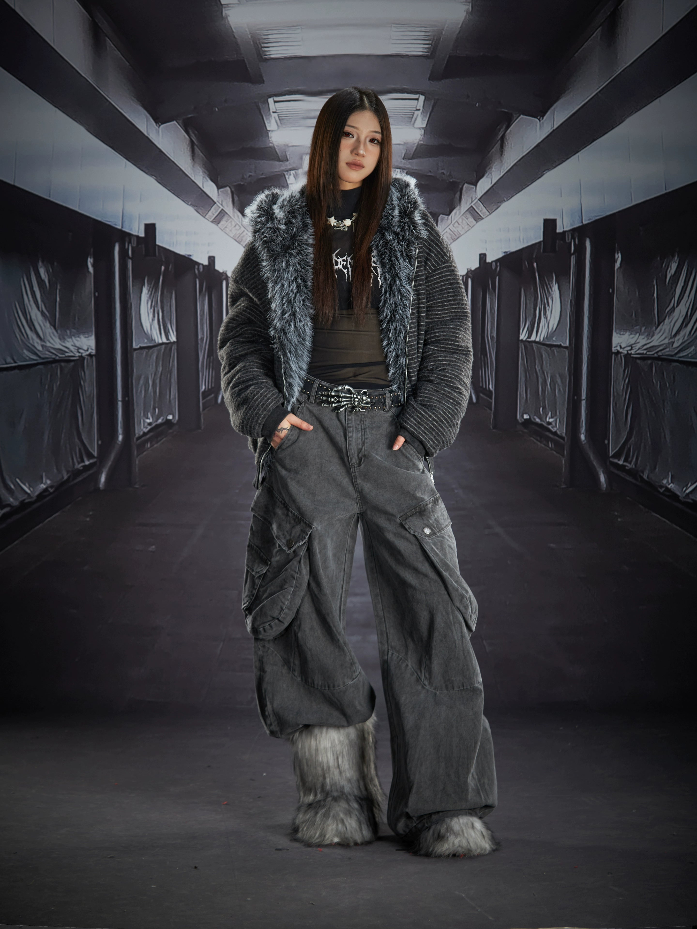 Street Utility Deconstructed Pocket Cargo Pants