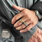 Titanium Contrast Ring ArtsKoreanMan