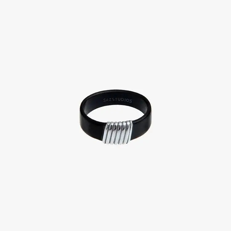 Titanium Contrast Ring ArtsKoreanMan