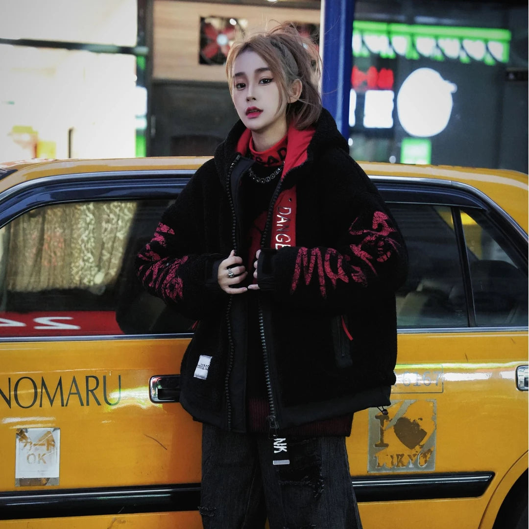 Plush-Fleece Warm Hooded Jacket